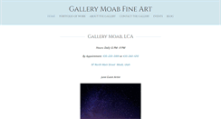 Desktop Screenshot of gallerymoab.com